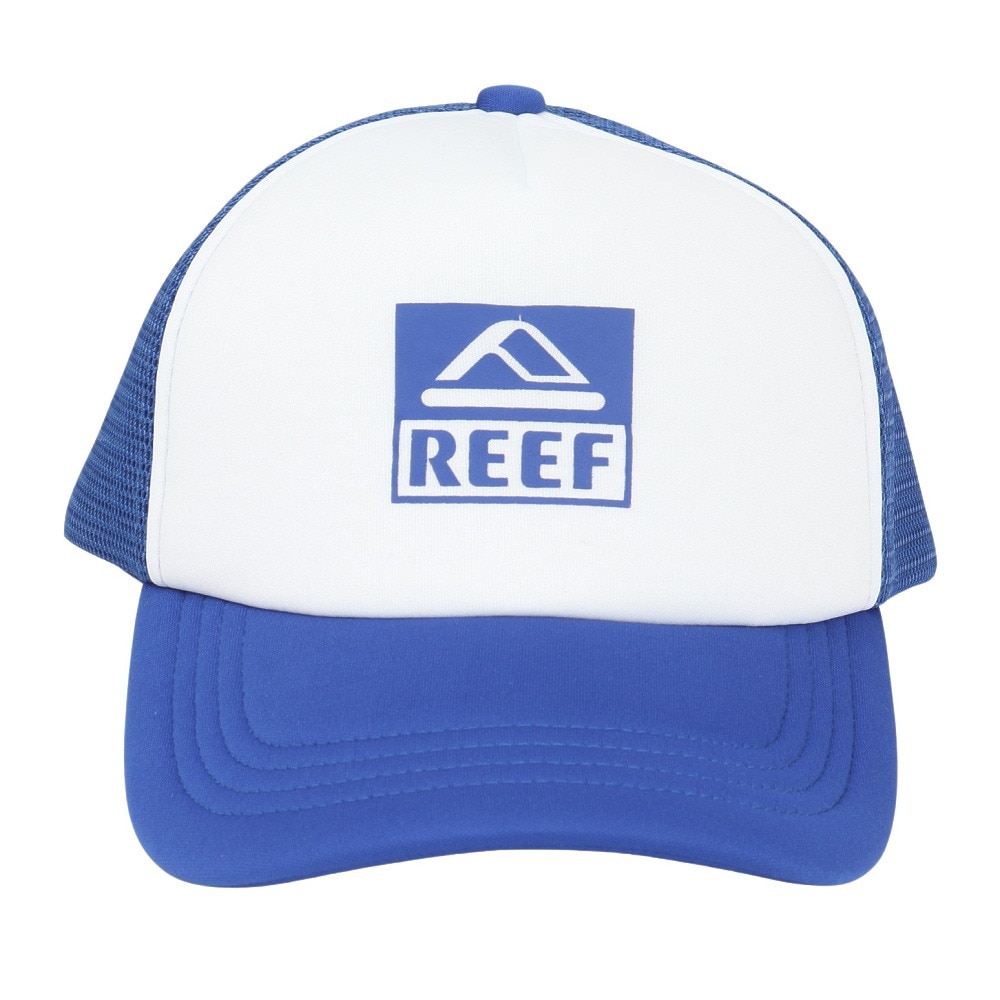 リーフ（REEF）（メンズ）帽子 スクエアロゴ トラッカーキャップ RFACM2502-R.BLU