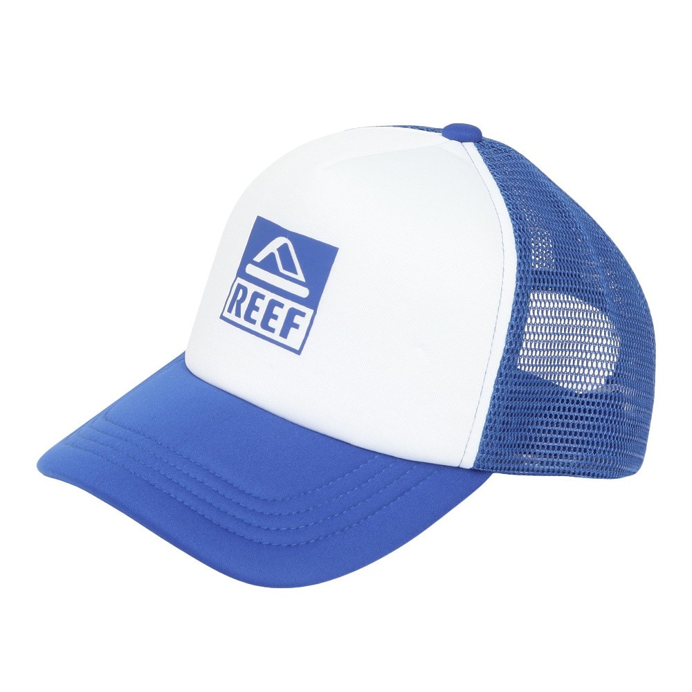 リーフ（REEF）（メンズ）帽子 スクエアロゴ トラッカーキャップ RFACM2502-R.BLU