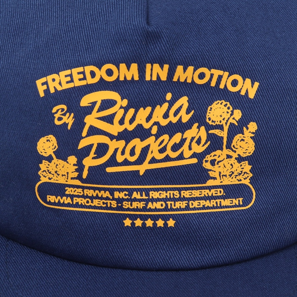 リヴィアプロジェクツ（Rivvia Projects）（メンズ）帽子 FIVE STAR キャップ RHE-25212-BLU