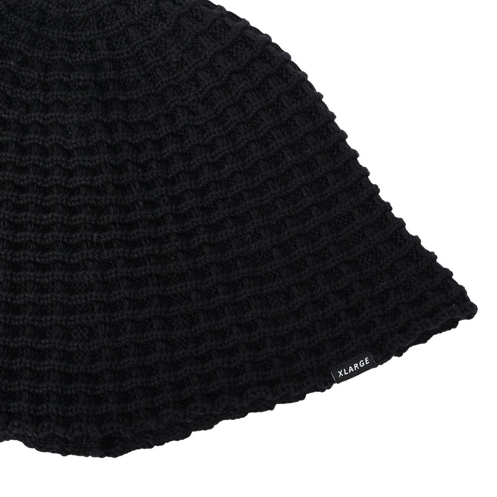 エクストララージ（XLARGE）（メンズ、レディース）ワッフルハット 101251051006-BLACK