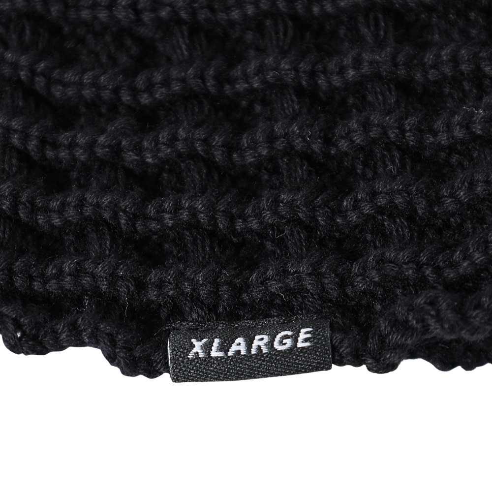 エクストララージ（XLARGE）（メンズ、レディース）ワッフルハット 101251051006-BLACK