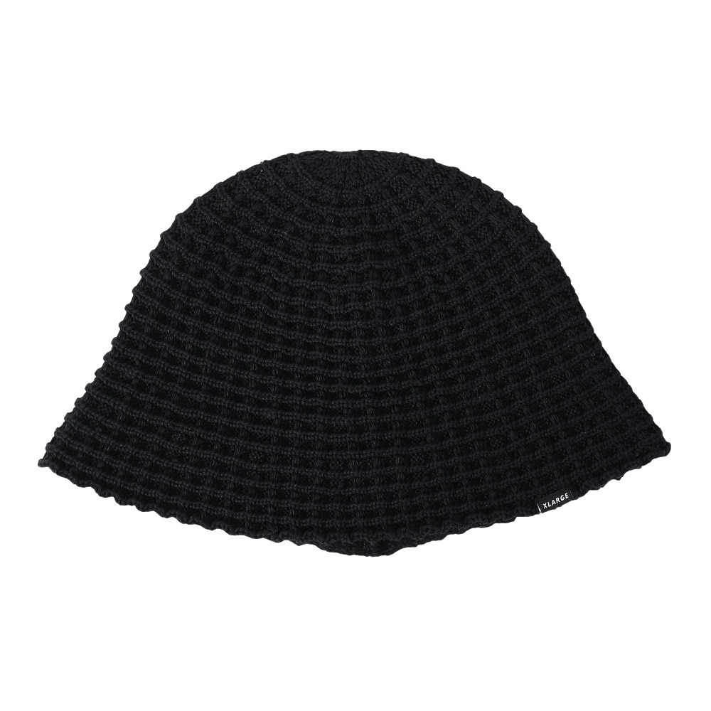 エクストララージ（XLARGE）（メンズ、レディース）ワッフルハット 101251051006-BLACK