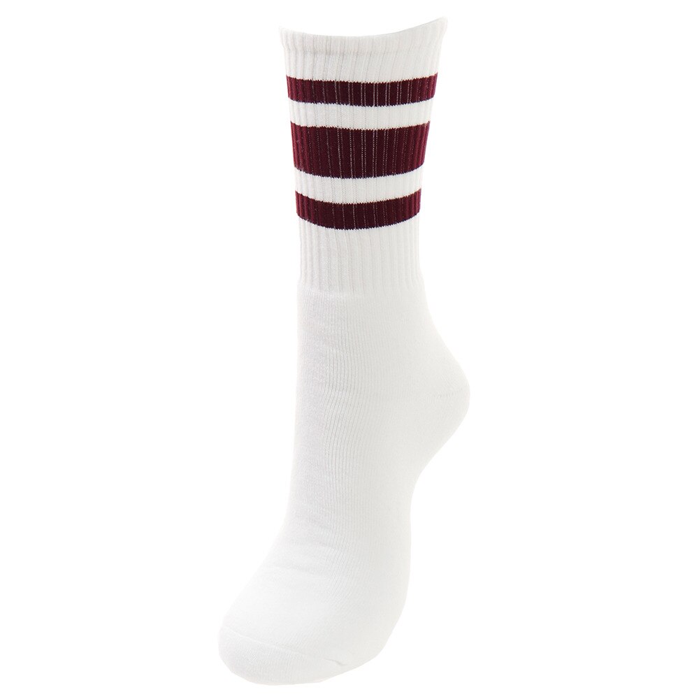  ソックス Crew Maroon Stripes SOCCO-MC31