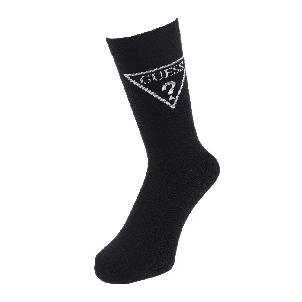 GUESS（メンズ）TRIANGLE LOGO ソックス U84Y17ZZ00IJBLK