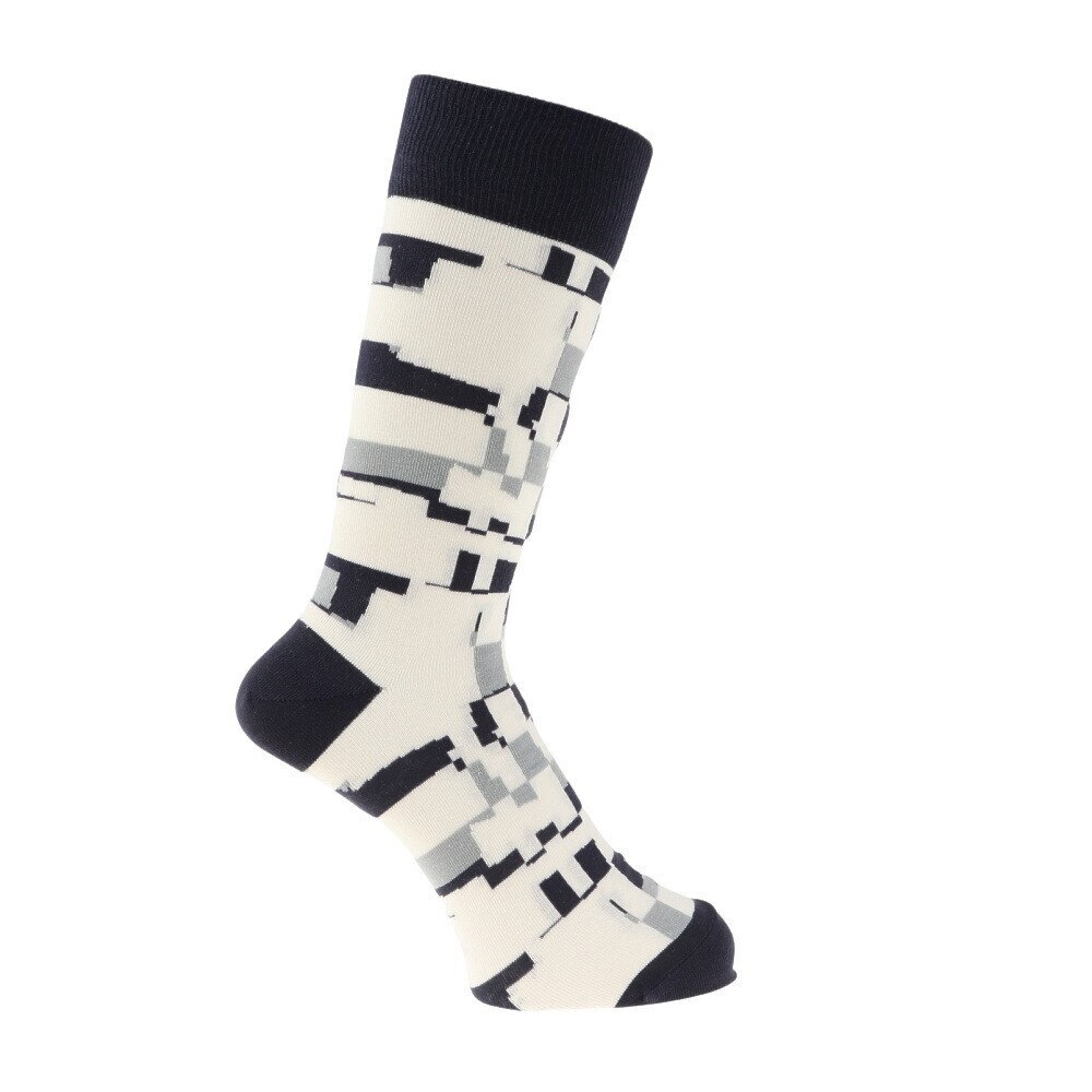 フレッドペリー（FRED PERRY）（メンズ）ABSTRACT PRINT SOCK C4138-Q63 22AW
