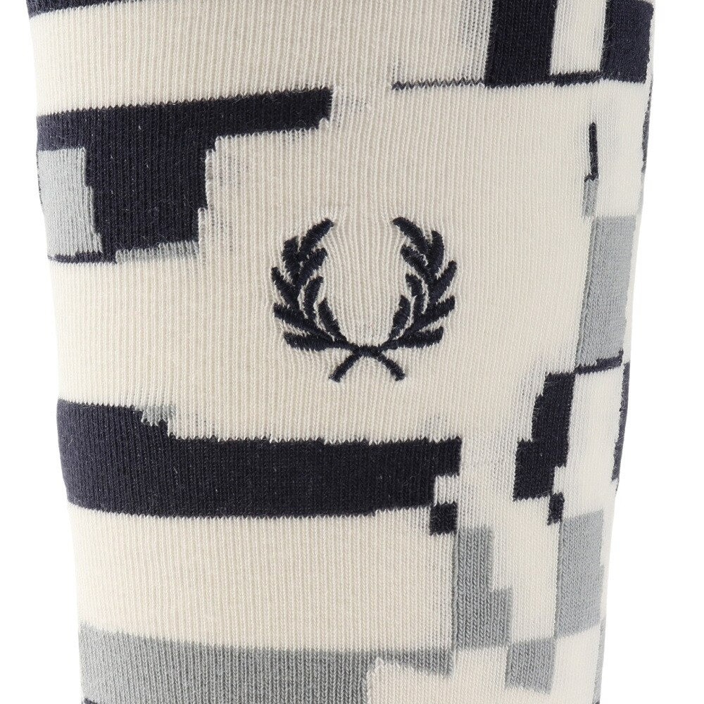 フレッドペリー（FRED PERRY）（メンズ）ABSTRACT PRINT SOCK C4138-Q63 22AW