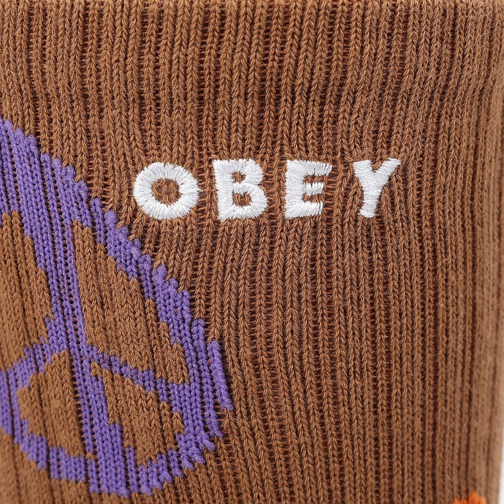 オベイ（OBEY）（メンズ）PEACED ソックス 100260163BRS22F