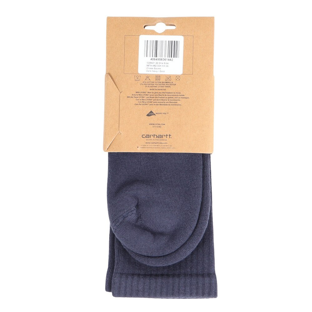 カーハート（CARHARTT）（メンズ、レディース）チェイスソックス 1足組 I02942100HXX22FW