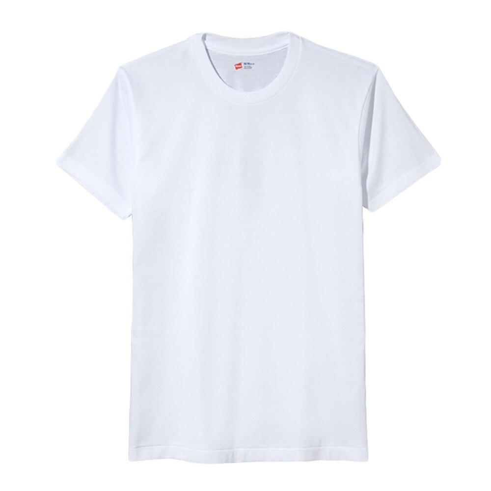 ヘインズ（Hanes）（メンズ）白 無地 青ラベルクルーネックTシャツ 3枚組 HM2115G 010