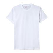 (メンズ)白 無地 青ラベルクルーネックTシャツ 3枚組 HM2115G 010