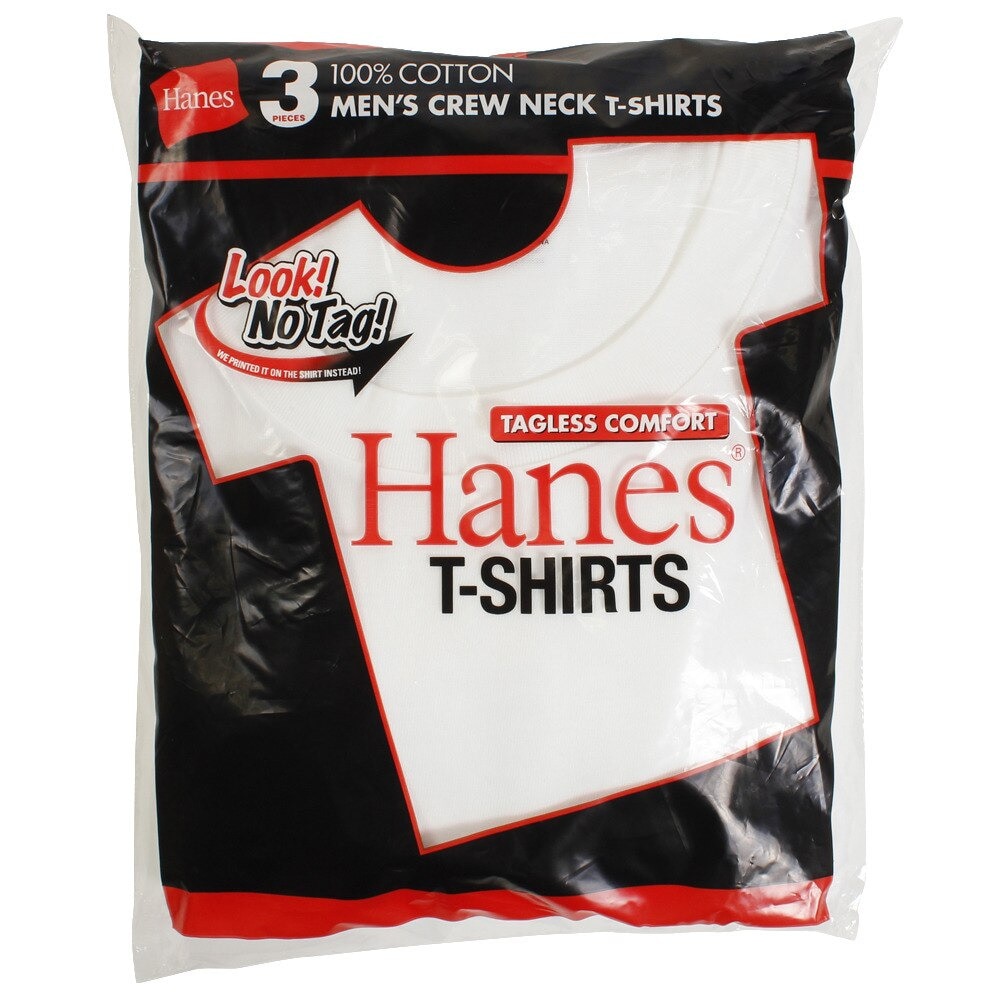 ヘインズ（Hanes）（メンズ）赤ラベルクルーネックTシャツ 3枚組 HM2135G 010 オンライン価格