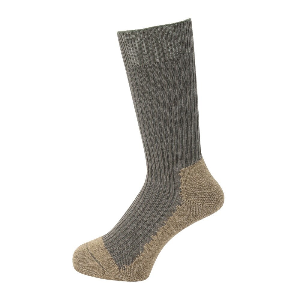 ヘルスニット（Healthknit）（メンズ）リブパイル ソックス 191-8004-35