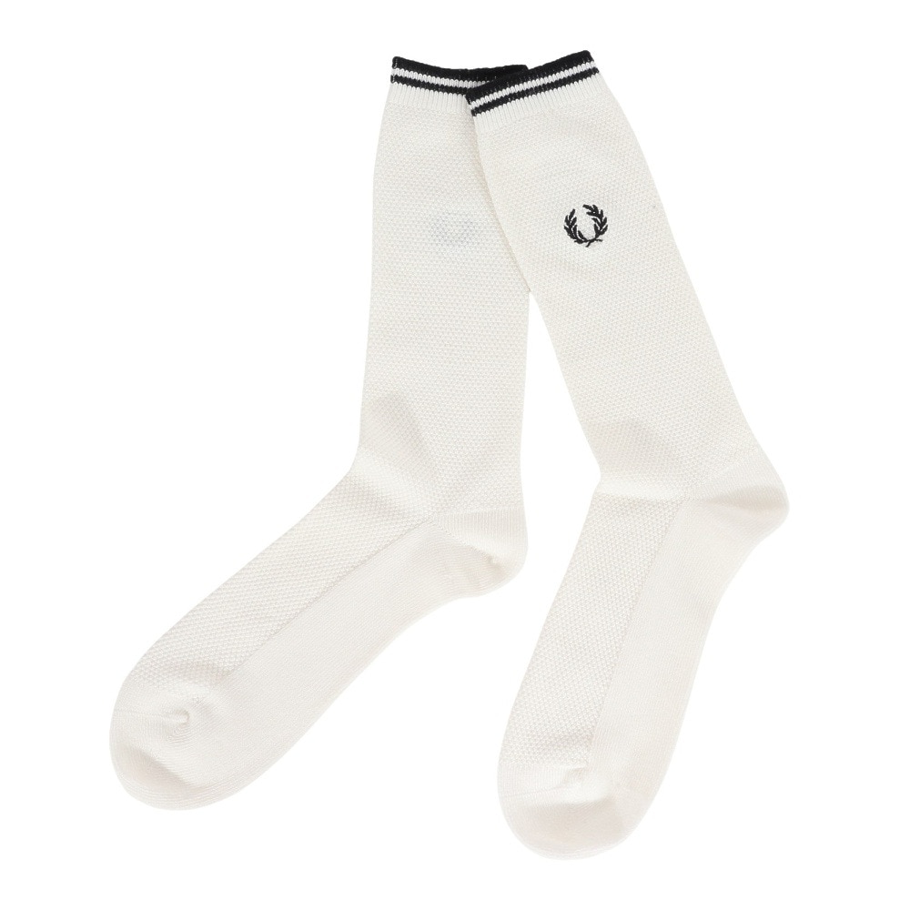フレッドペリー（FRED PERRY）（メンズ、レディース）ソックス TIPPED C7170-L59 23AW