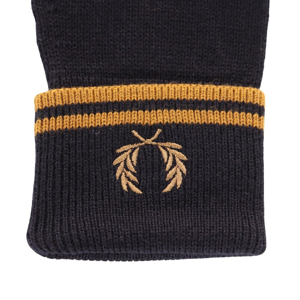 フレッドペリー（FRED PERRY）（メンズ、レディース）手袋 TWIN TIPPED メリノウールグローブ C9151-R63 23AW