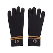 フレッドペリー(FRED PERRY)(メンズ、レディース)手袋 TWIN TIPPED メリノウールグローブ C9151-R63 23AW