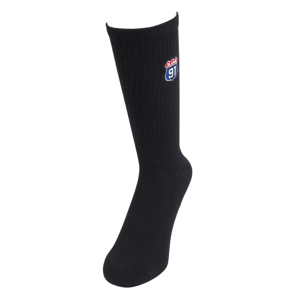 エクストララージ（XLARGE）（メンズ）XL 91 EMBROIDERED ソックス 1足組 101234054003-BLACK