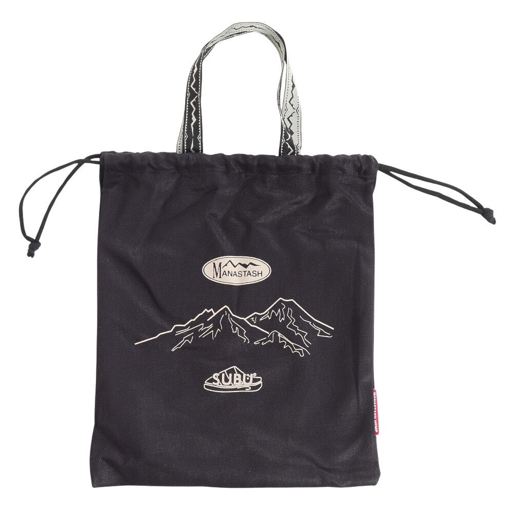 マナスタッシュ（MANASTASH）（メンズ）スブマナ ヘンプツイルサンダル23 792-3990001 BLK BEIGE