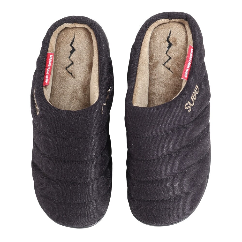 マナスタッシュ（MANASTASH）（メンズ）スブマナ ヘンプツイルサンダル23 792-3990001 BLK BEIGE
