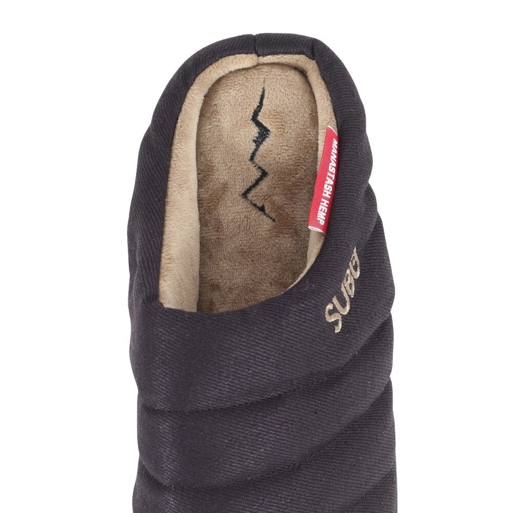 マナスタッシュ（MANASTASH）（メンズ）スブマナ ヘンプツイルサンダル23 792-3990001 BLK BEIGE