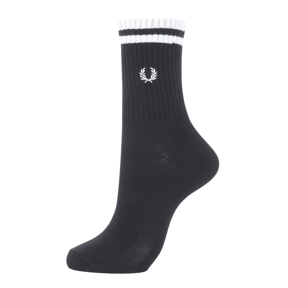 フレッドペリー（FRED PERRY）（メンズ）TIPPED ショートソックス F19998-350 24SS