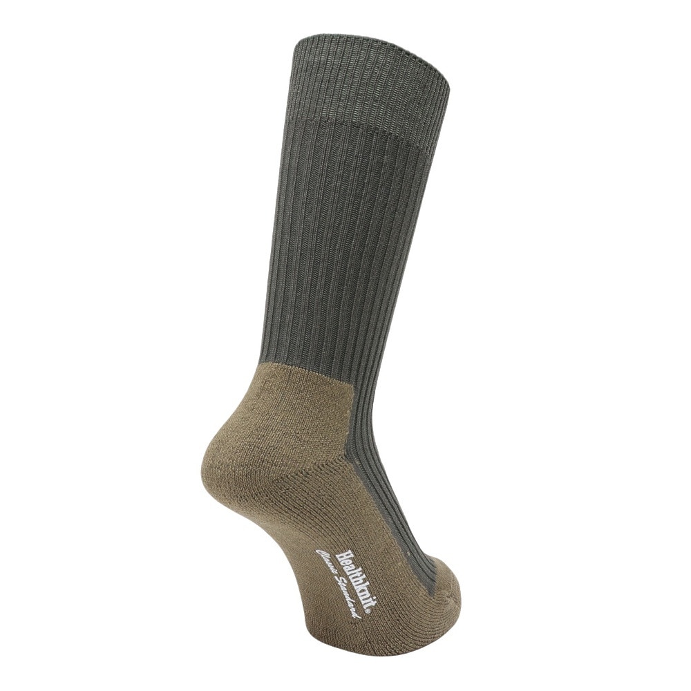 ヘルスニット（Healthknit）（メンズ）リブパイル ソックス 1足組 191-8004-35