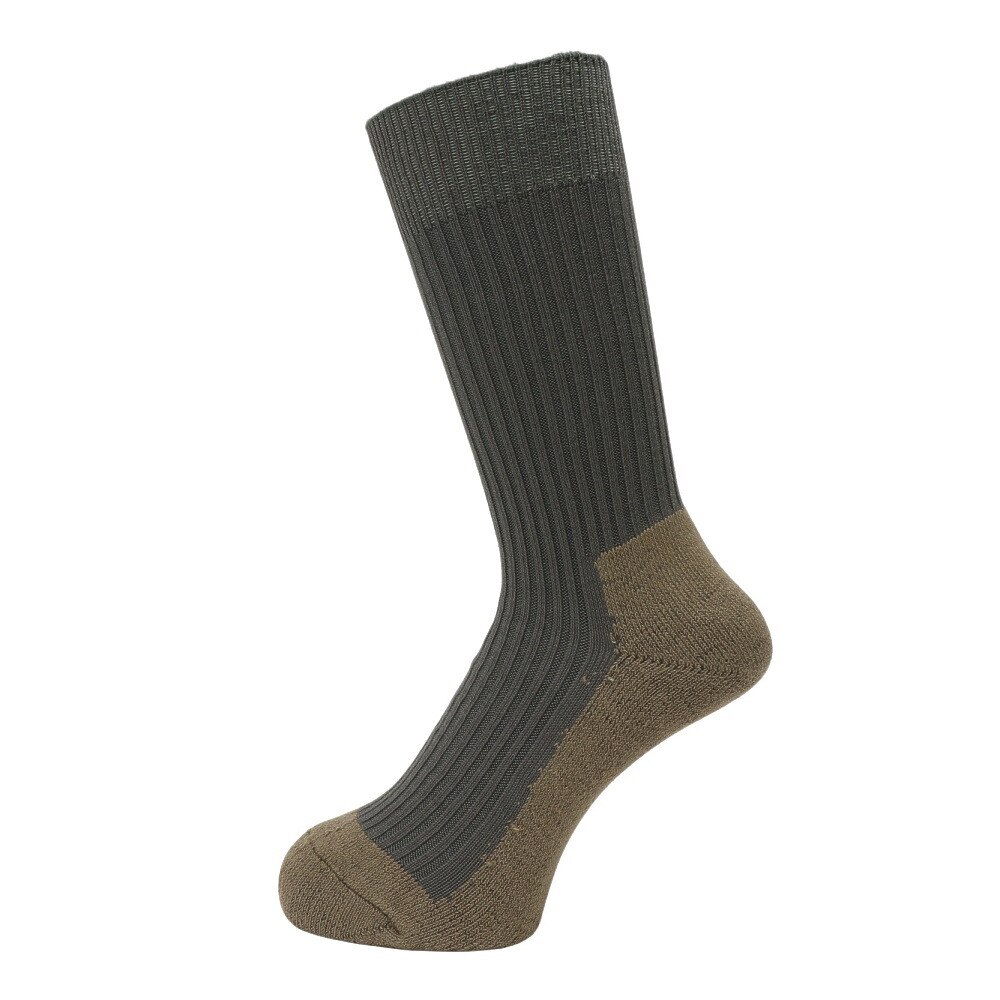 ヘルスニット（Healthknit）（メンズ）リブパイル ソックス 1足組 191-8004-35