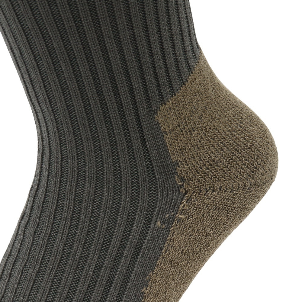 ヘルスニット（Healthknit）（メンズ）リブパイル ソックス 1足組 191-8004-35