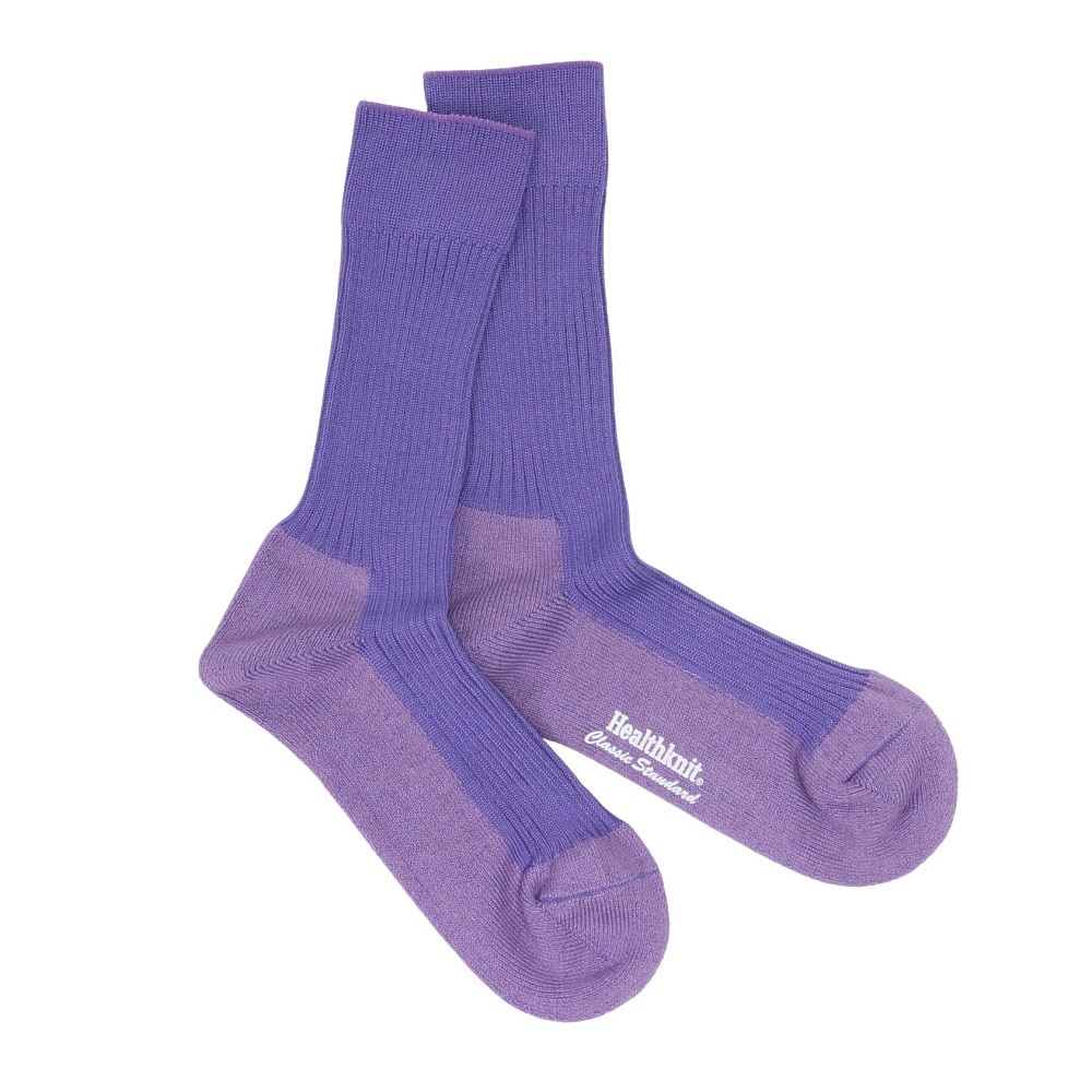 ヘルスニット（Healthknit）（メンズ）リブパイル ソックス 1足組 191-8004-50