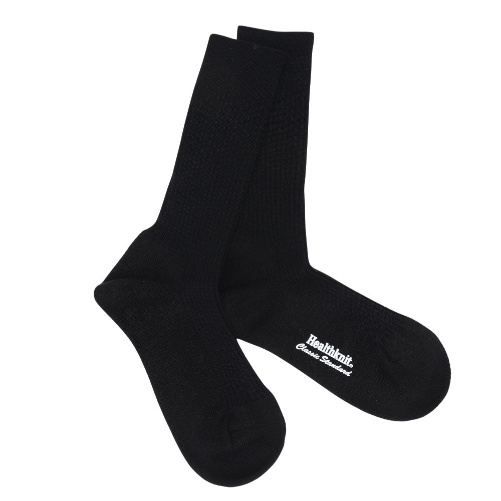 ヘルスニット（Healthknit）（メンズ）リブパイル ソックス 1足組 191-8004-80