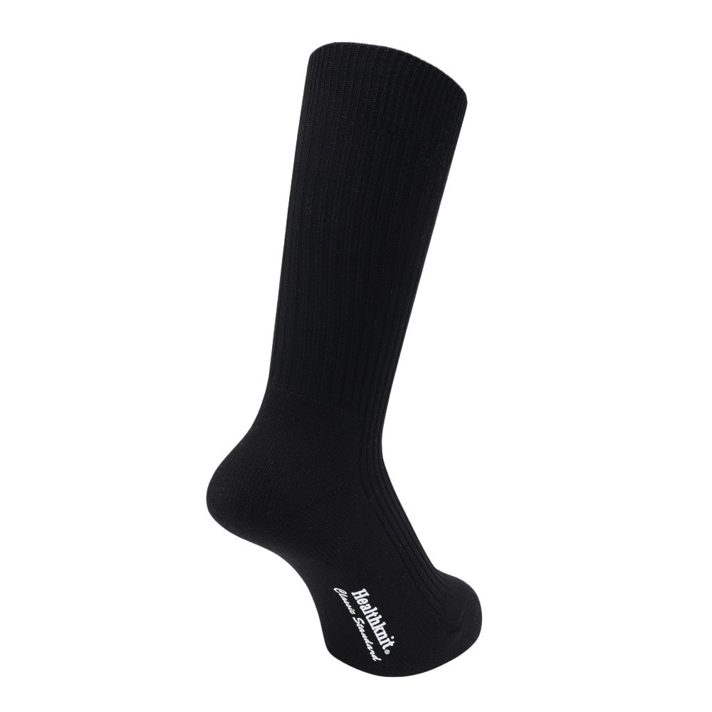ヘルスニット（Healthknit）（メンズ）リブパイル ソックス 1足組 191-8004-80
