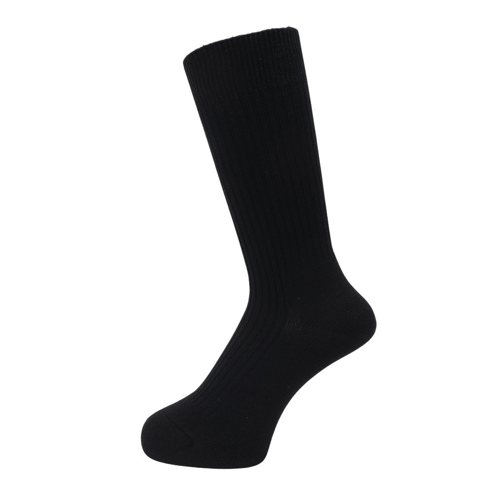 ヘルスニット（Healthknit）（メンズ）リブパイル ソックス 1足組 191-8004-80