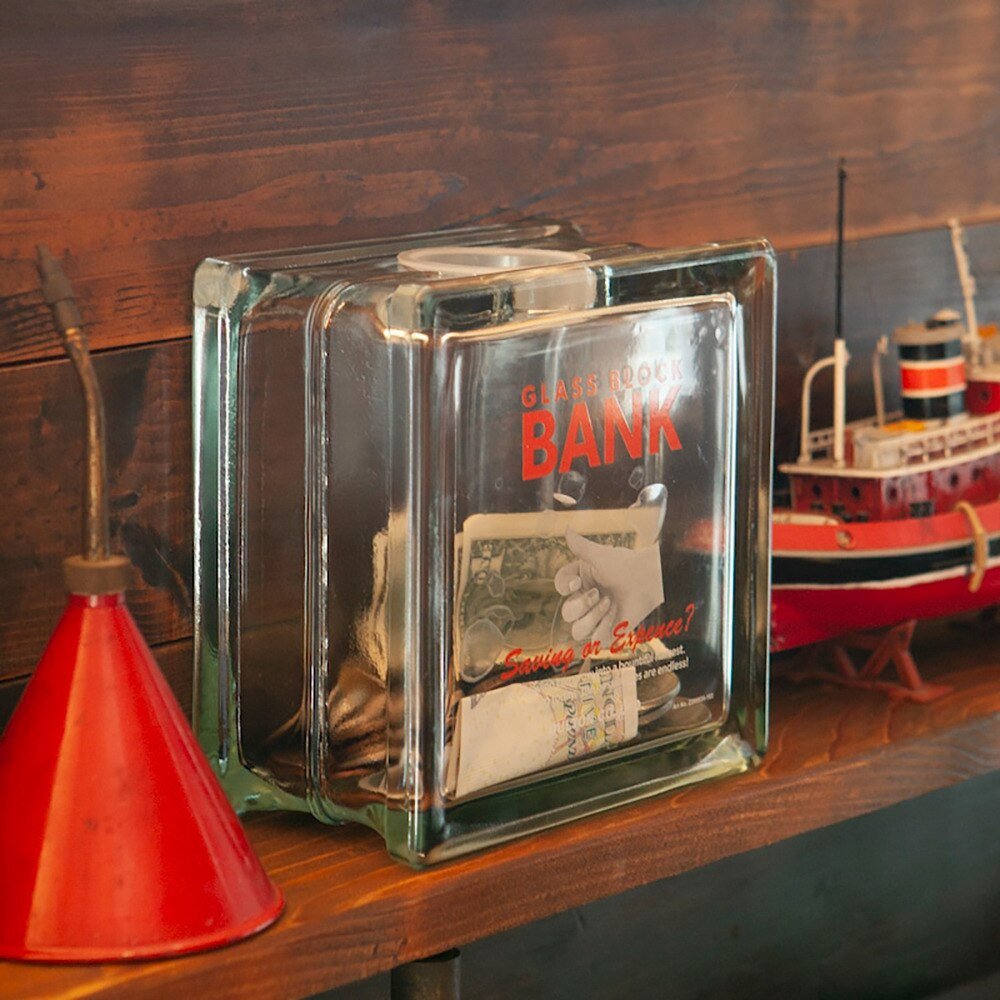 ダルトン（DULTON）（メンズ）ガラス ブロック バンク スクエア H20-0192SQ