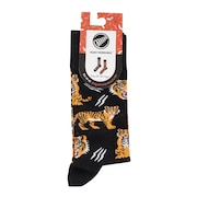 メニーモーニングス（MANY MORNINGS）（メンズ）レギュラーソックス Animals 1足組 Feet Tiger