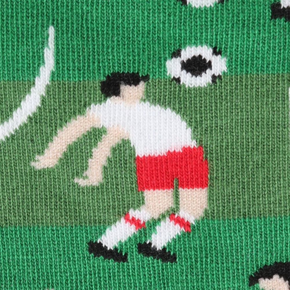 メニーモーニングス（MANY MORNINGS）（メンズ）レギュラーソックス 1足組 Football Fan