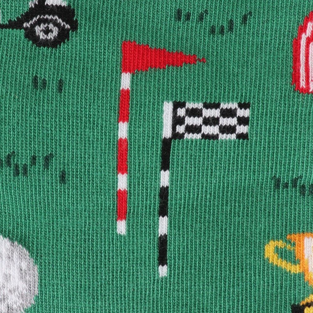 メニーモーニングス（MANY MORNINGS）（メンズ）レギュラーソックス 1足組 Golf Cours