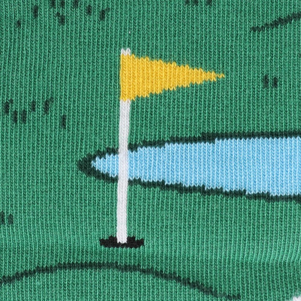 メニーモーニングス（MANY MORNINGS）（メンズ）レギュラーソックス 1足組 Golf Cours