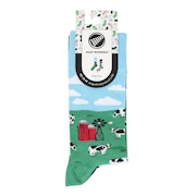 (メンズ)レギュラーソックス 1足組 Holy Cow