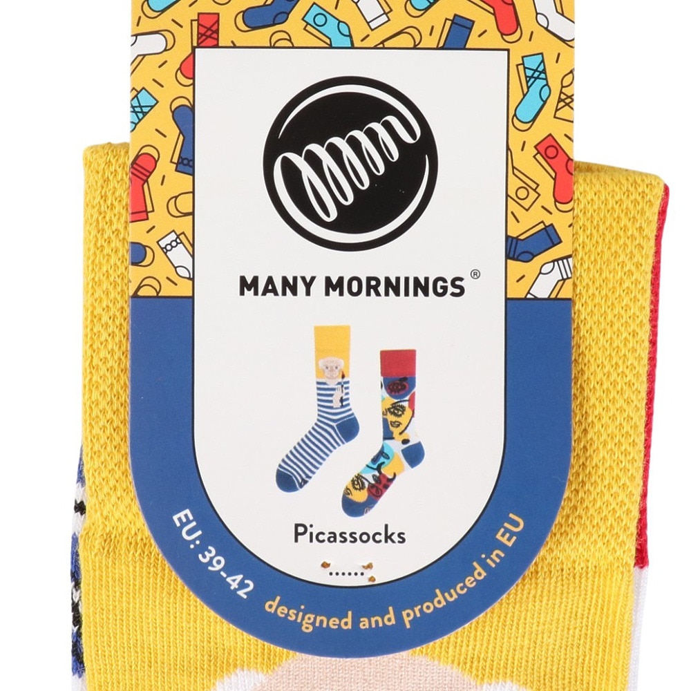 メニーモーニングス（MANY MORNINGS）（メンズ）レギュラーソックス 1足組 Picassocks