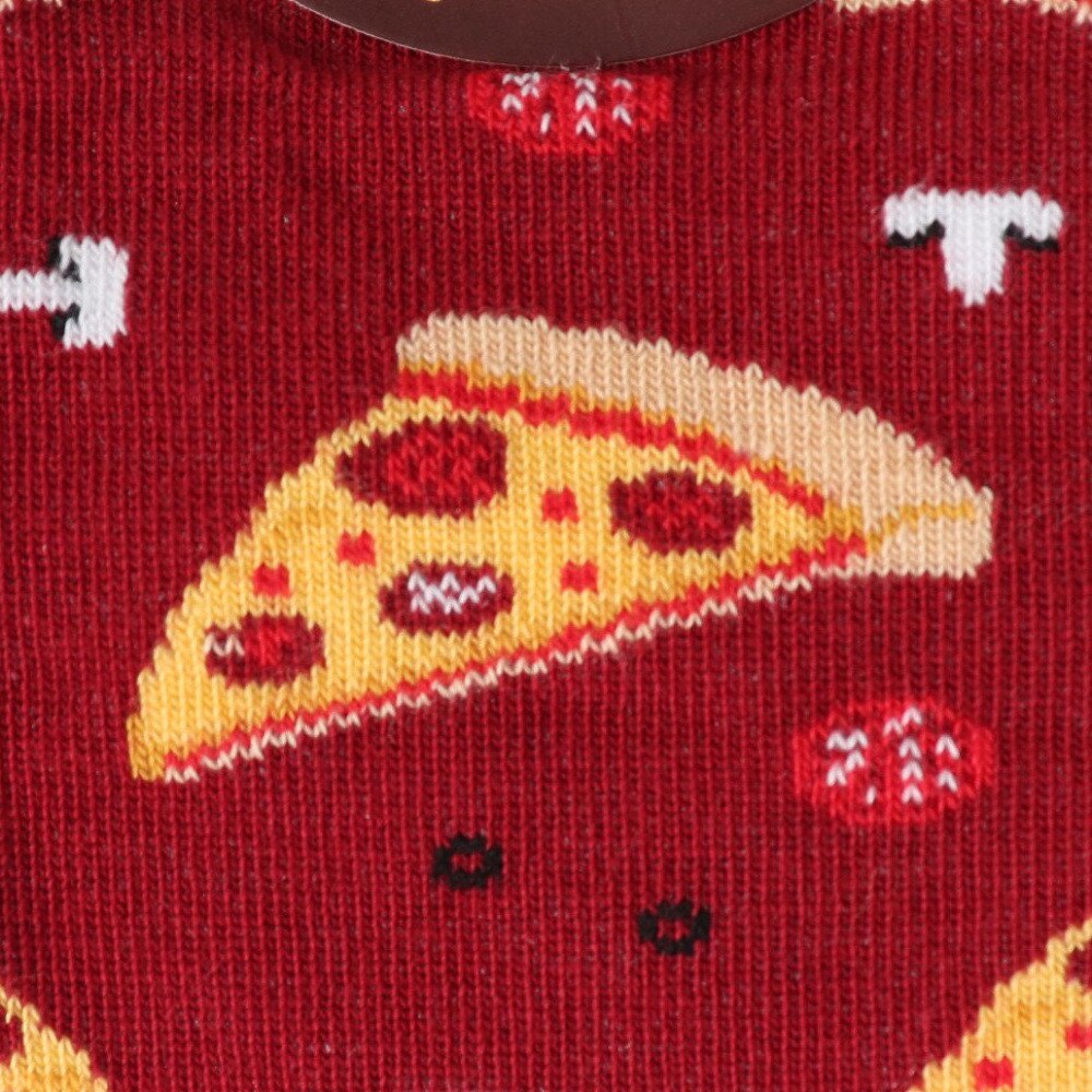 メニーモーニングス（MANY MORNINGS）（メンズ）レギュラーソックス 1足組 PizzaSlice