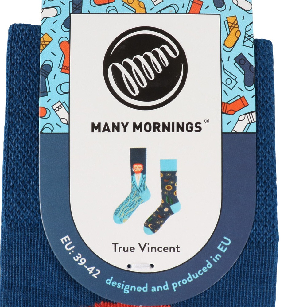 メニーモーニングス（MANY MORNINGS）（メンズ）レギュラーソックス 1足組 True Vincent