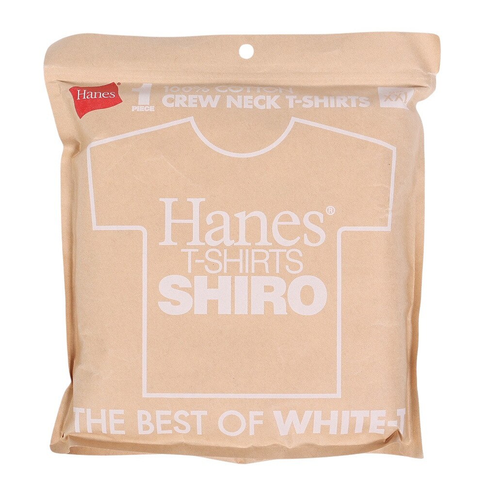 ヘインズ（Hanes）（メンズ）SHIRO クルーネックTシャツ 大きいサイズ HM1-X201 010X