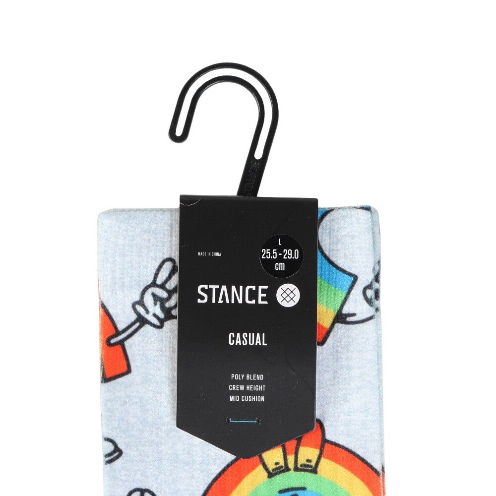 スタンス（STANCE）（メンズ、レディース）カジュアルソックス VIBEON A556A24VIB#RAI