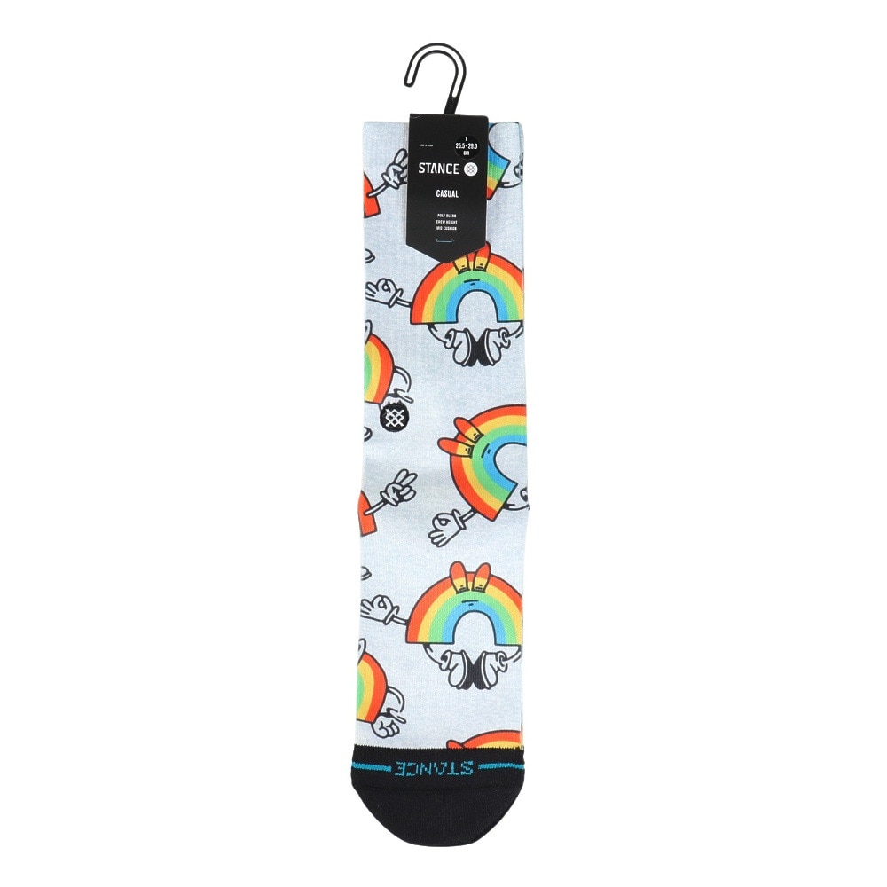 スタンス（STANCE）（メンズ、レディース）カジュアルソックス VIBEON A556A24VIB#RAI