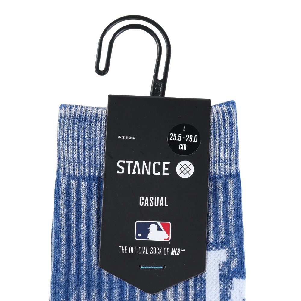 スタンス（STANCE）（メンズ、レディース）FADE LA クルーソックス A556A24FLA BLU