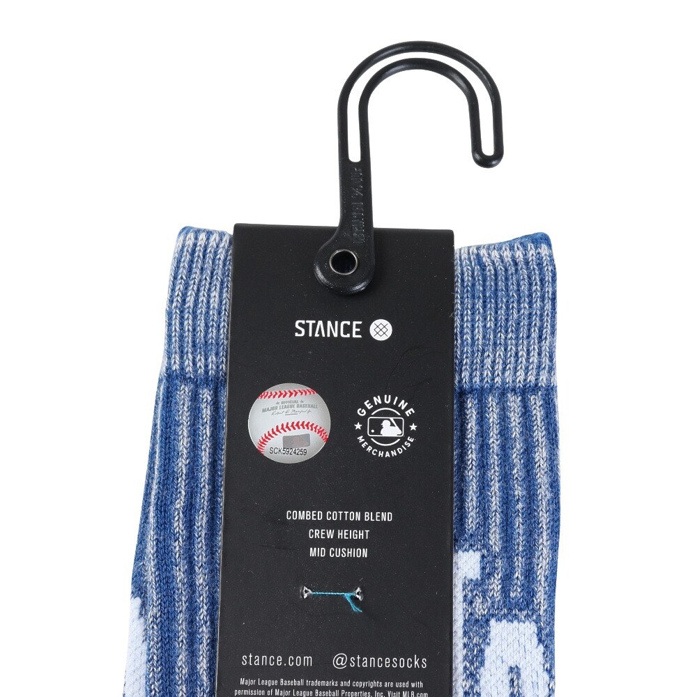 スタンス（STANCE）（メンズ、レディース）FADE LA クルーソックス A556A24FLA BLU
