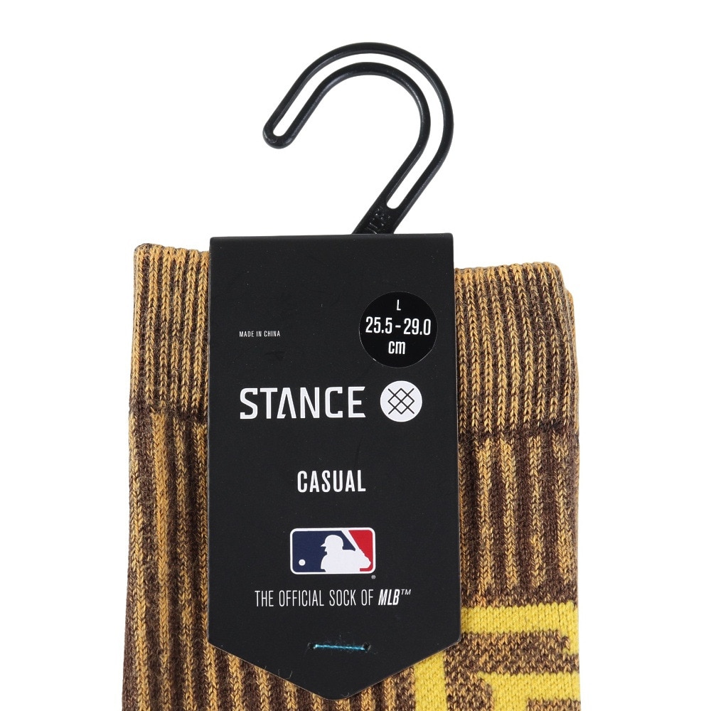 スタンス（STANCE）（メンズ、レディース）FADE SD クルーソックス A556A24FSD BRN