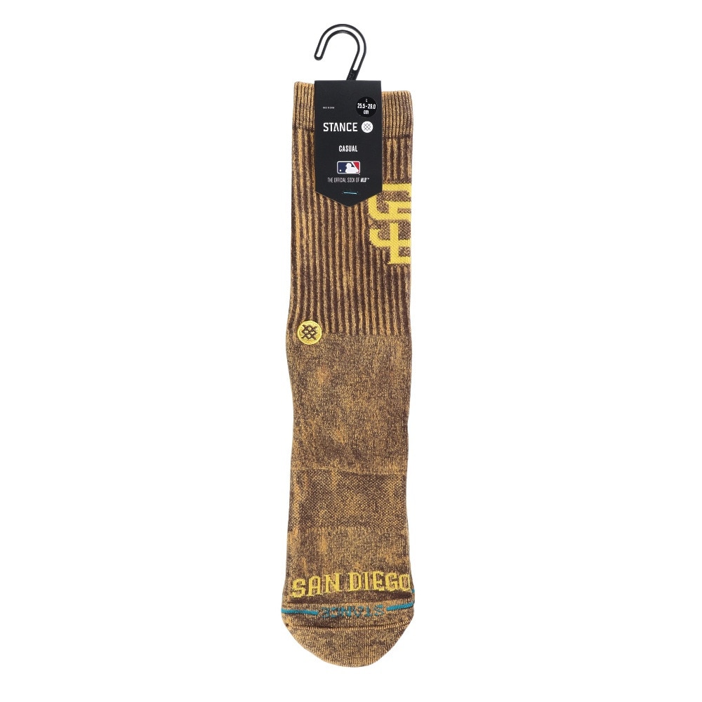 スタンス（STANCE）（メンズ、レディース）FADE SD クルーソックス A556A24FSD BRN