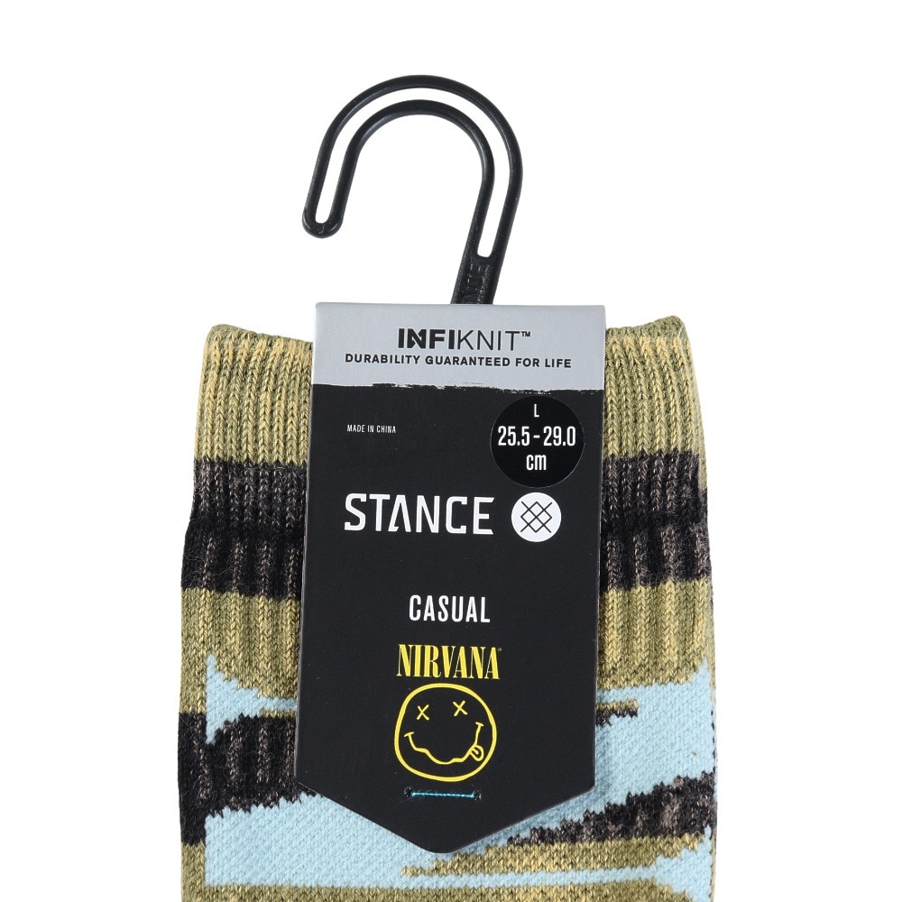 スタンス（STANCE）（メンズ）NIRVANA ソックス A556B24NIR GRN