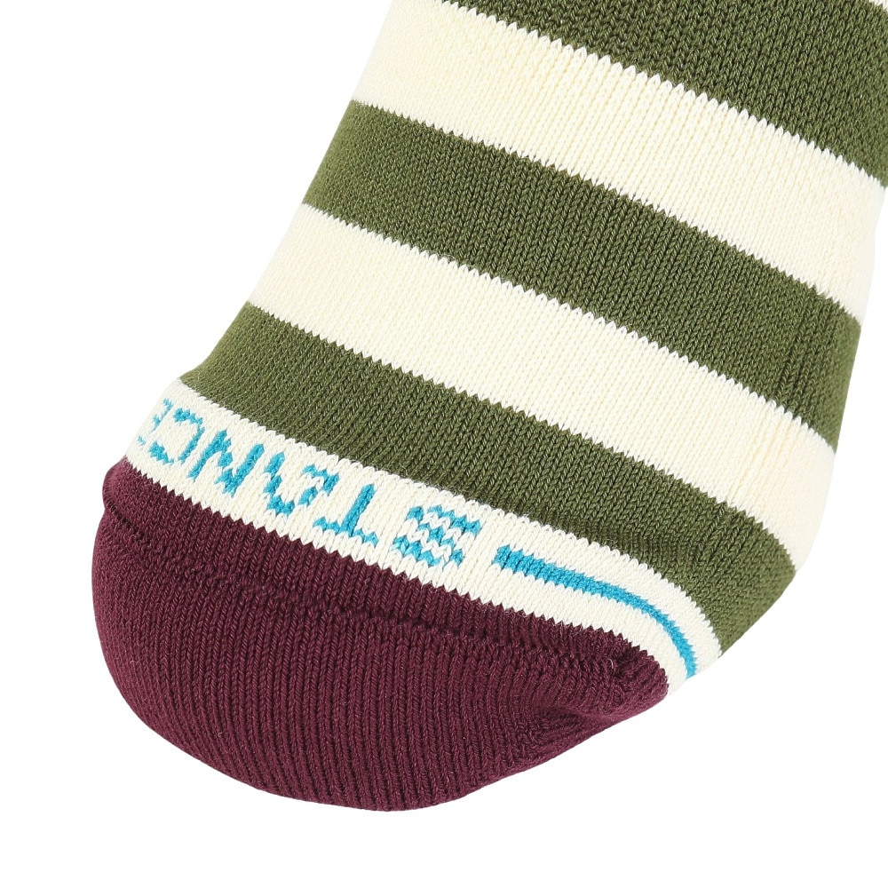 スタンス（STANCE）（メンズ、レディース）BRETON クルーソックス グリーン A556B24BRE