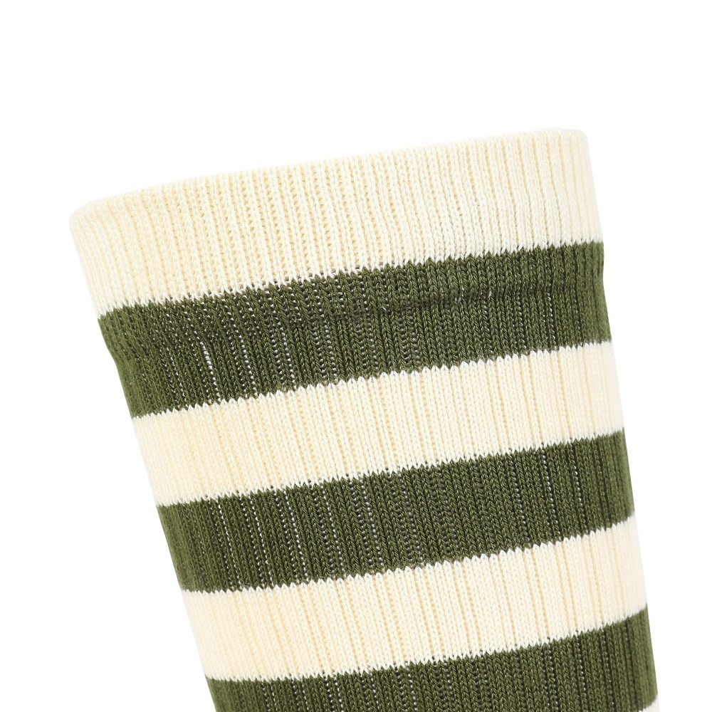 スタンス（STANCE）（メンズ、レディース）BRETON クルーソックス グリーン A556B24BRE
